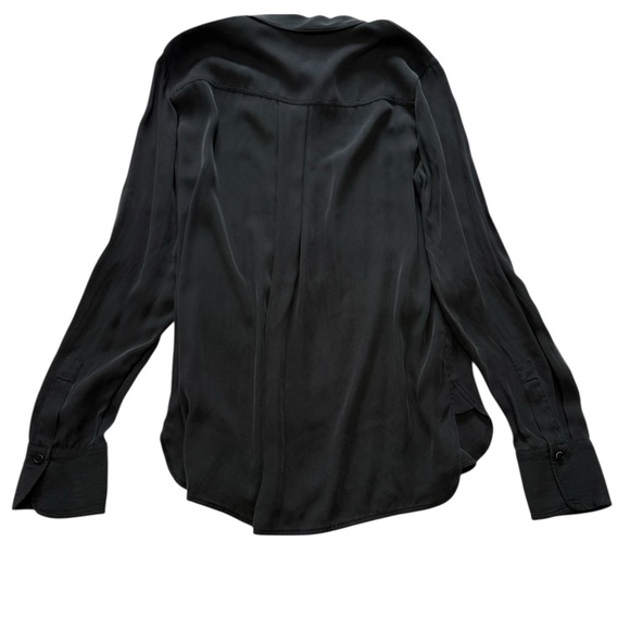 Vince Silk Stretch Button-Up Blouse size Small P - Picture 4 of 7